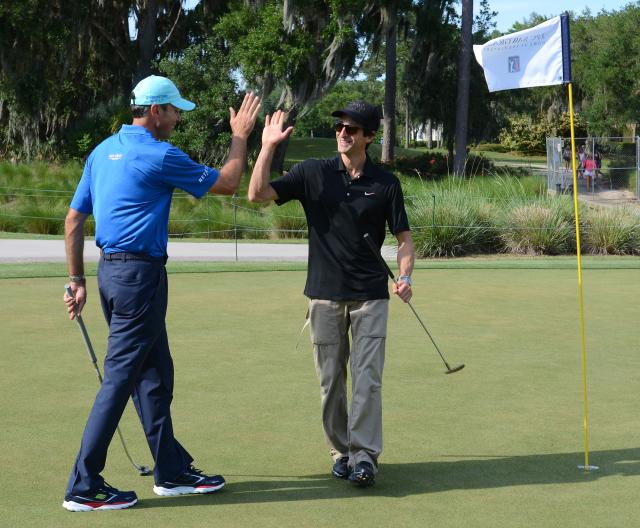 //matt kuchar and adrien brody at grey goose uncorcked at tpc photo credit rick wilson getty images for grey goose