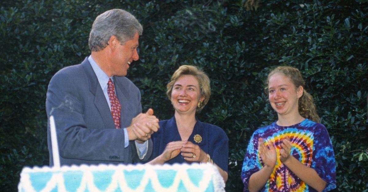 Photo of the Clinton family