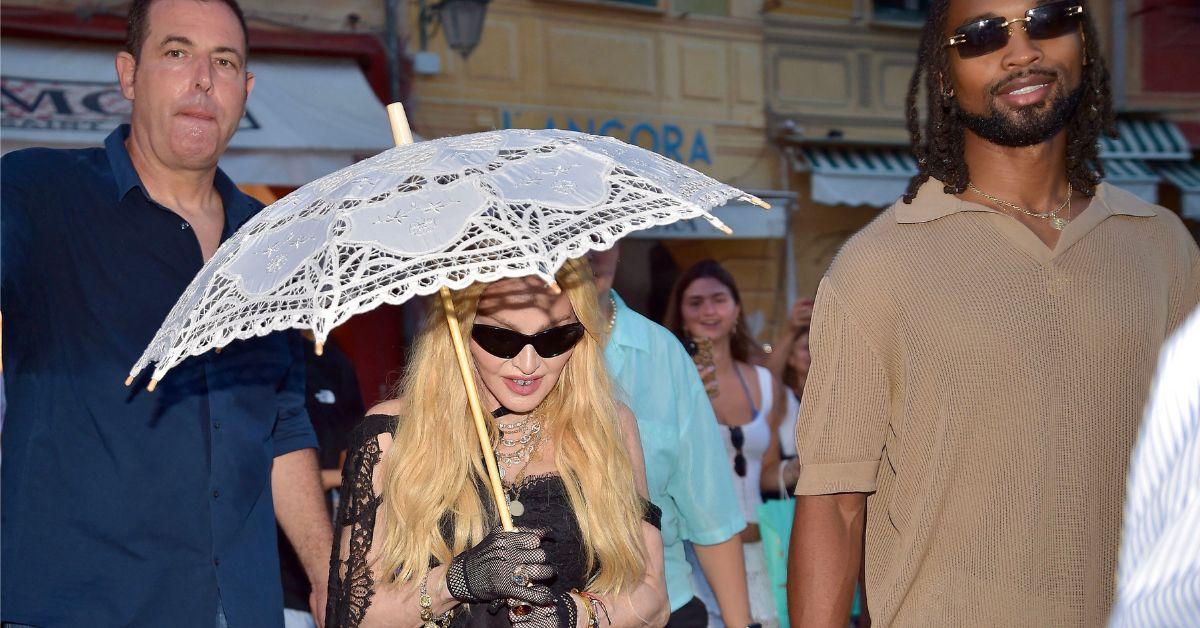 madonna sheer outfit boyfriend akeem morris birthday