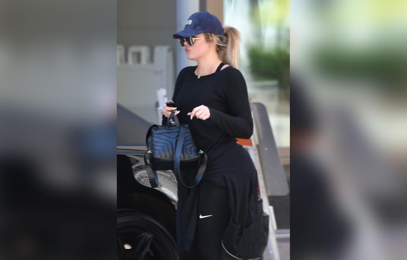 //Khloe Kardashian Butt Post Baby Body Gym