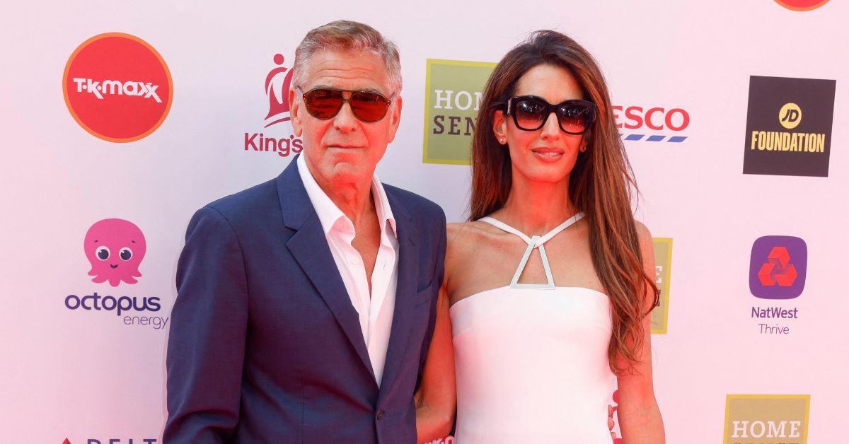 Photo of George and Amal Clooney