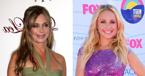 A photo of Lesley Vogel alongside a photo of Hayden Panettiere
