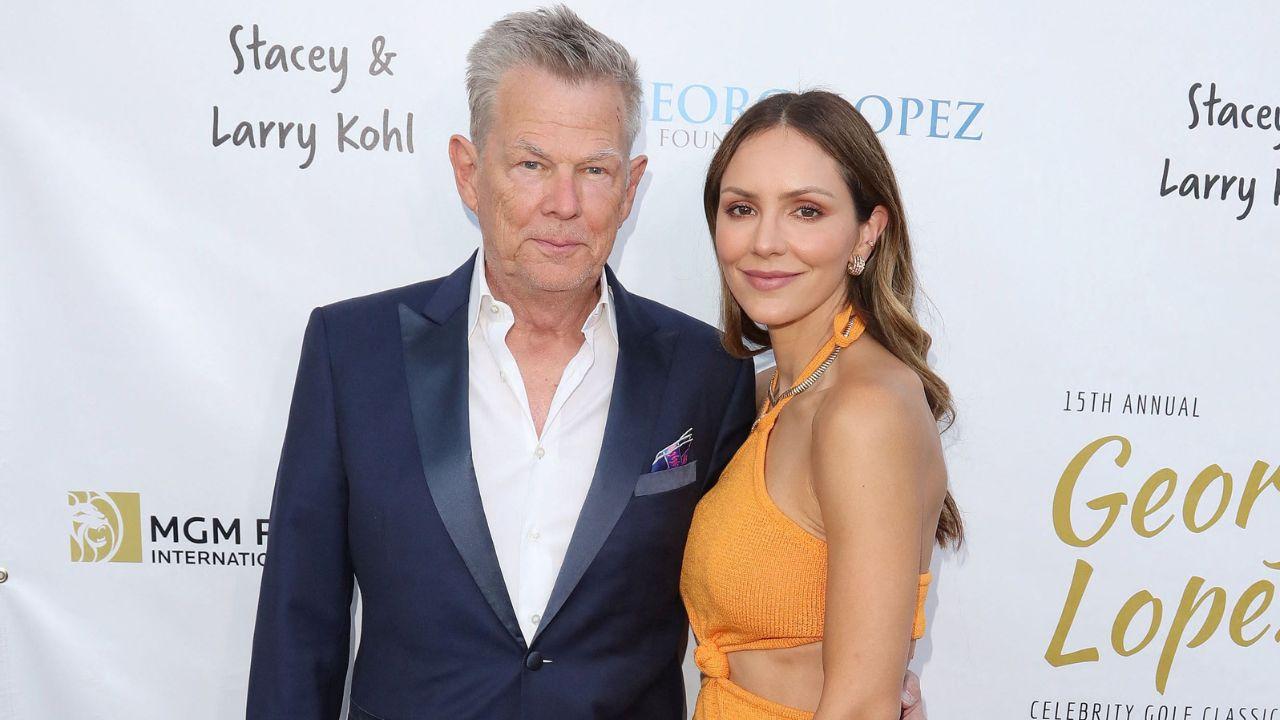 Photo of David Foster and Katharine McPhee