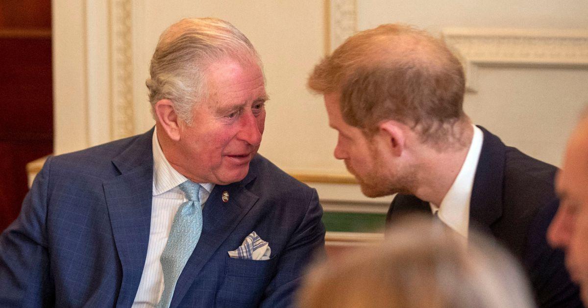Photo of Prince Harry and King Charles
