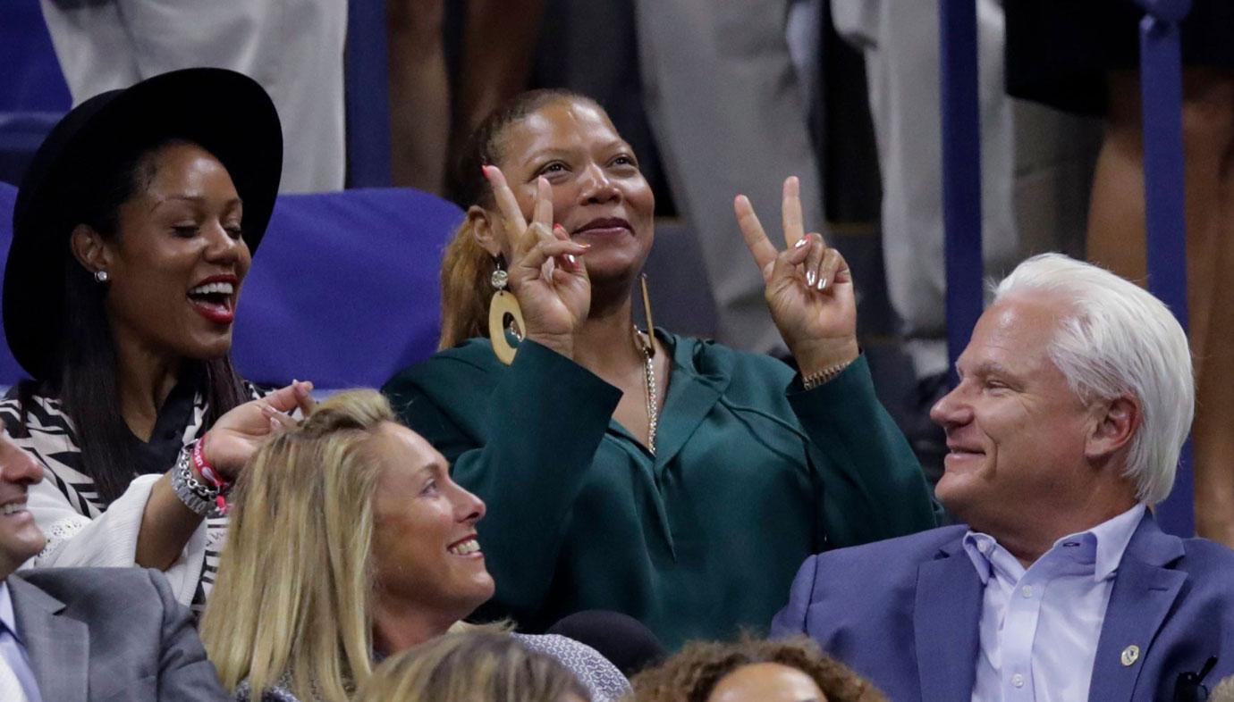 Queen Latifah & Girlfriend Eboni Nichols Smile On Us Open Date