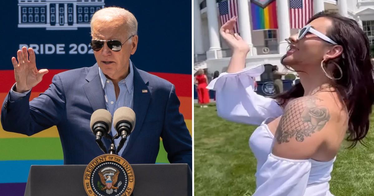 Topless Trans Activist BANNED From White House After Meeting Biden at Pride  Event