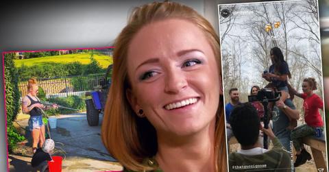 Maci Bookout Pregnant Teen Mom og TMOG New Baby Bump Photo