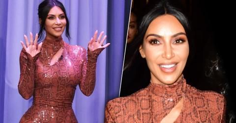 //Kim Kardashian Skin Tight Dress Psoriasis Free Jimmy Fallon pp