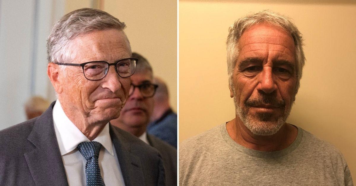 new photo bill gates posing jeffrey epstein accuser