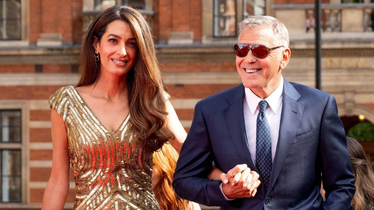 picture of George Clooney and Amal Clooney