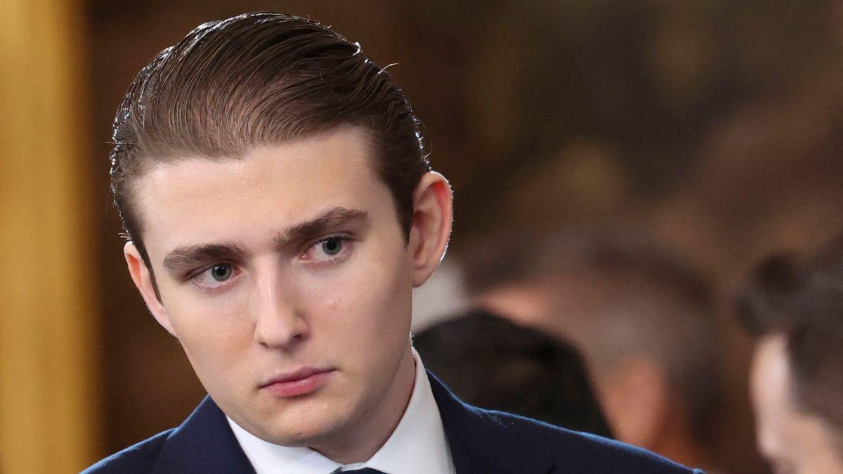 image of Online users have speculated for years about Barron's relationship with his older half-siblings.