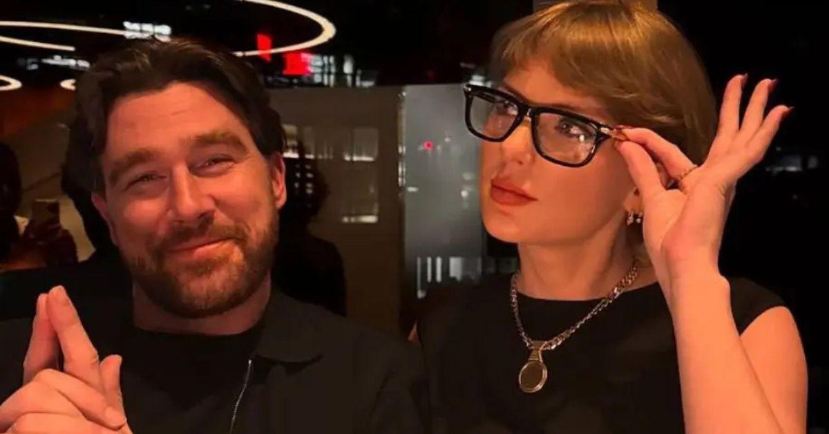 photo travis kelce and taylor swift
