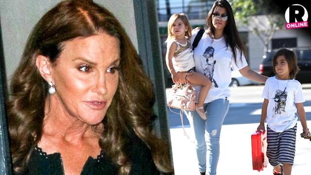 Caitlyn Jenner Helps Kourtney Kardashian