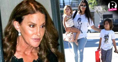 Caitlyn Jenner Helps Kourtney Kardashian