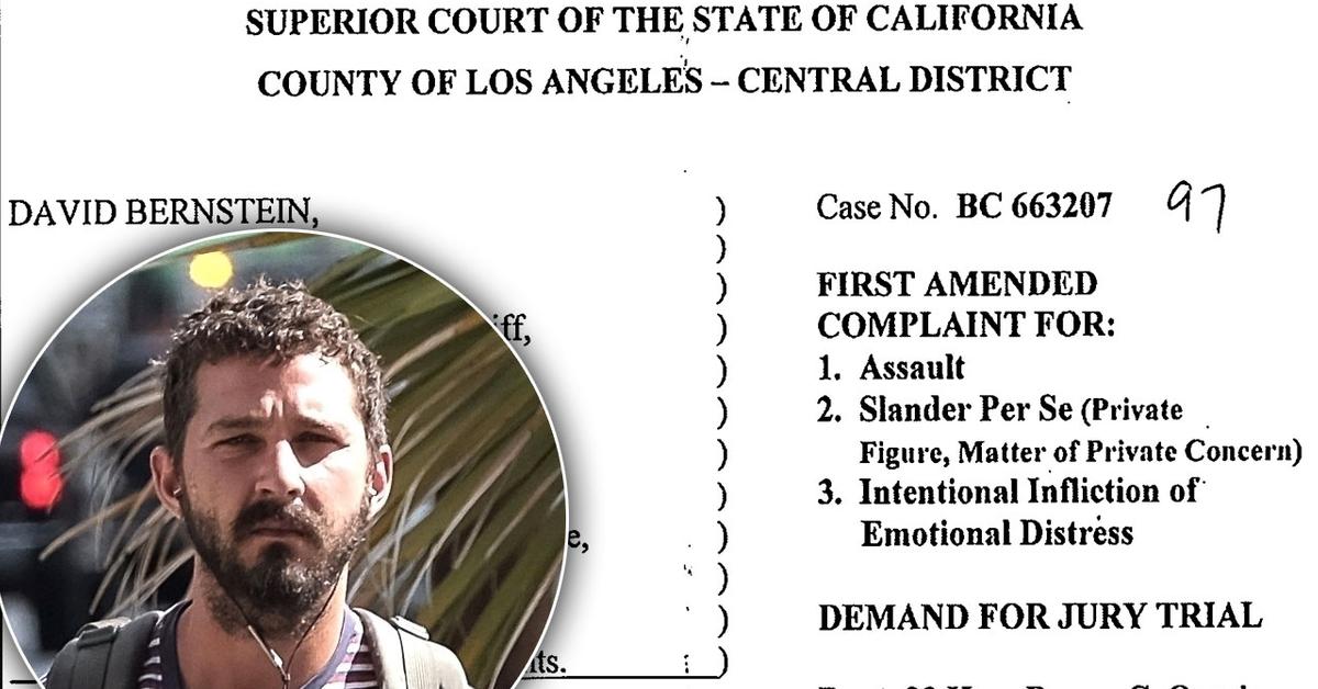 Shia LaBeouf Facing New Bombshell Claims In 'Racist' Rant Lawsuit