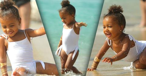 //north west cute bathing suit beach st barts pp
