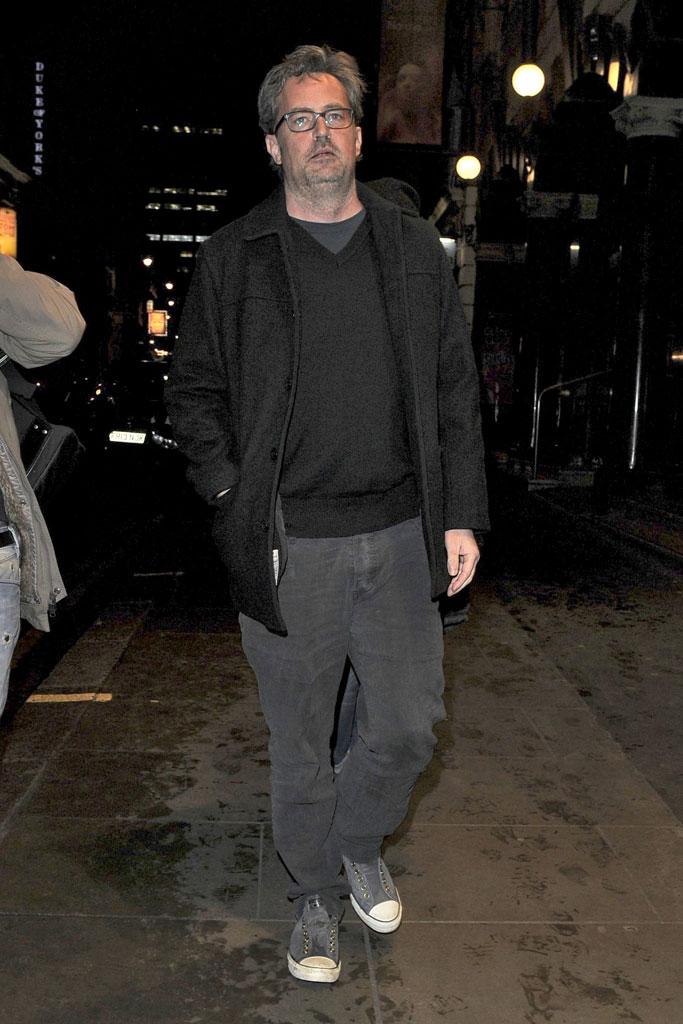 Matthew Perry Weight Gain Disheveled London