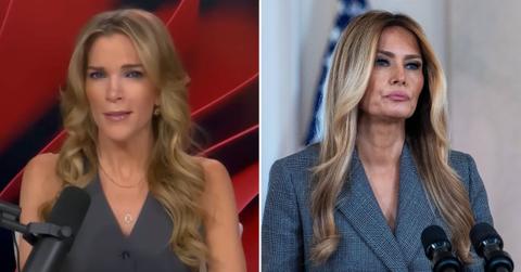 split image of Megyn Kelly and Melania Trump