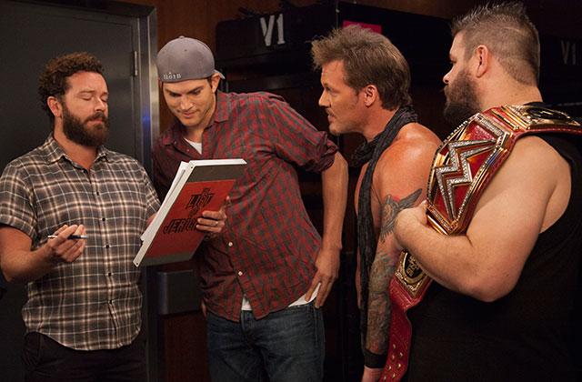 Watch Ashton Kutcher Danny Masterson Take On Monday Night Raw