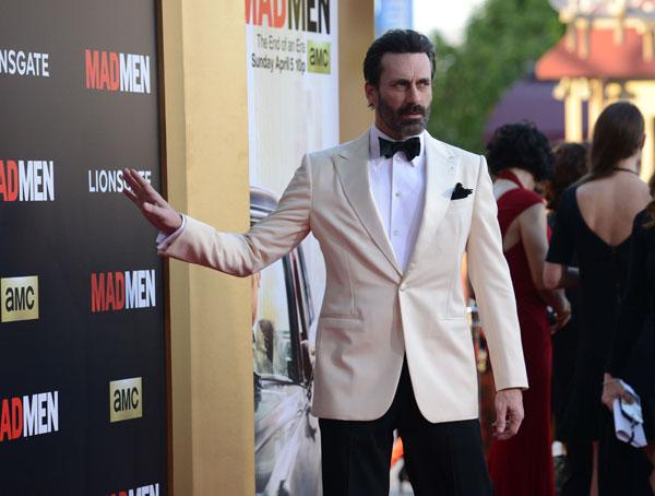 Jon Hamm Rehab -- 'Mad Men' Black & Red Ball