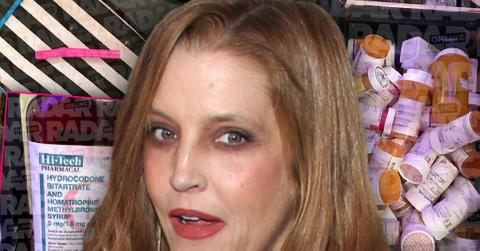 lisa marie presley drug den cocaine pills booze addiction