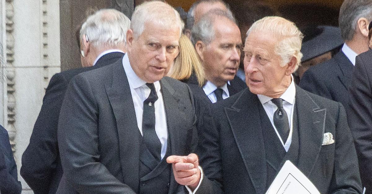 Photo of ex-Prince Andrew and King Charles III