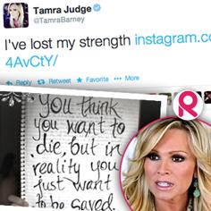 //tamra barney twitter instagram lost strength daughter sq