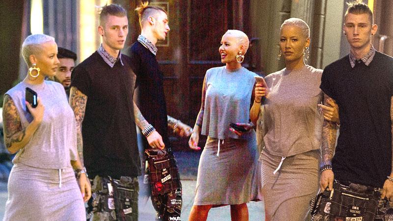 //amber rose bad boy boyfriend machine gun kelly​ pp