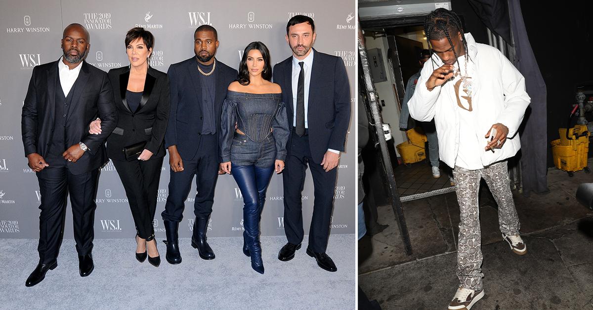 kardashian orchestrated travis scott kanye west chicago address birthday