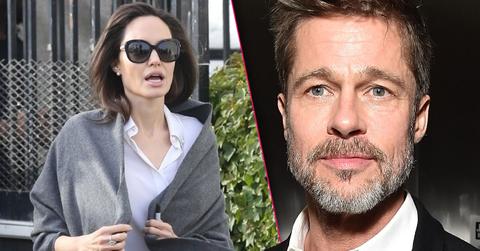 Angelina Jolie Brad Pitt Out Separately Golden Globes Weekend
