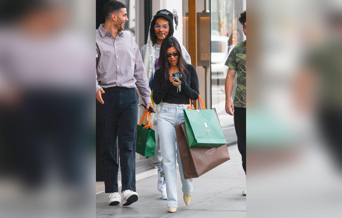 Goyard  Celebrity handbags, Kourtney kardashian, Kourtney