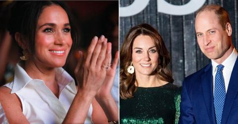 Picture of Meghan Markle, Kate MIddleton and Prince William