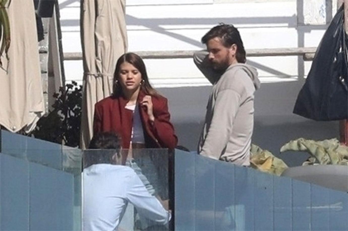 Scott Disick Sofia Richie Attend Malibu Beach House