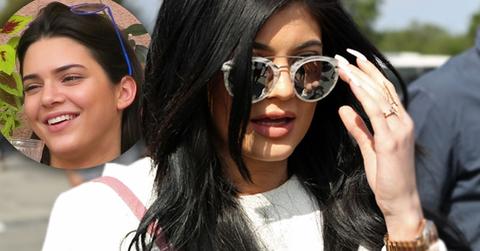 //kylie jenner falls sand kendall jenner beach pp