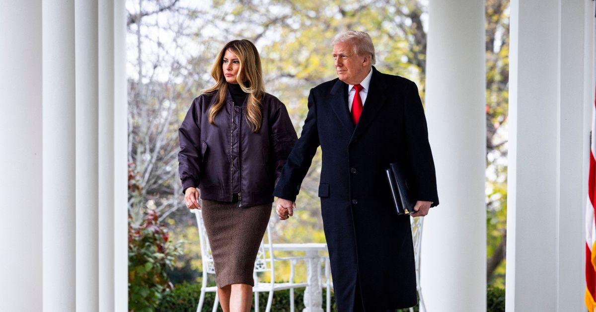 Photo of Melania and Donald Trump