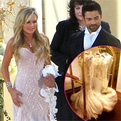 //tamra wed dress