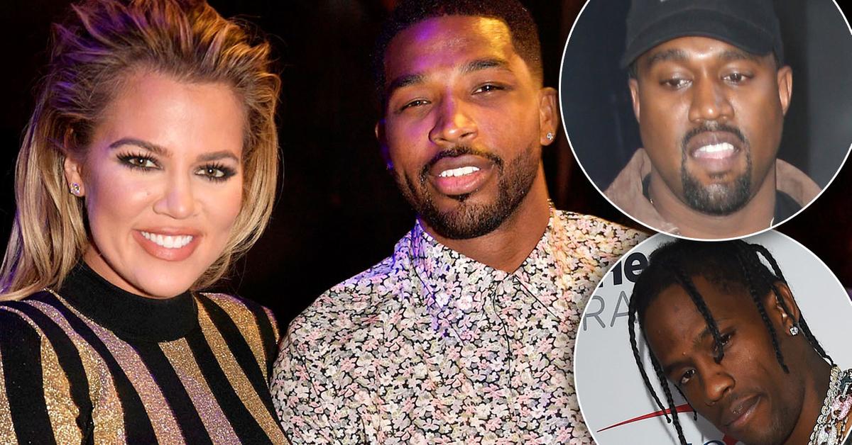 Kanye West & Travis Scott Diss Khloe Kardashian's Boyfriend Tristan
