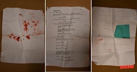 Crime Scene Photos Rust Movie Set Shooting Evidence