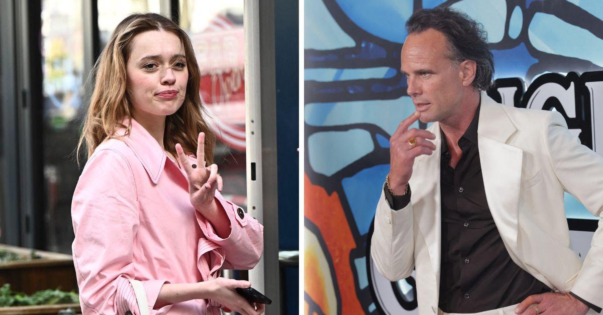 walton goggins aimee lou wood feud rumors what to know the white lotus