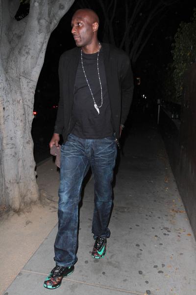 //lamar odom rejected la club ex khloe kardashian french montana party inside