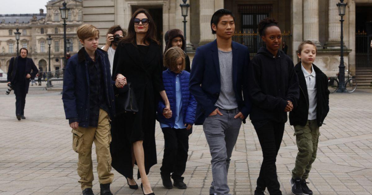 angelina jolie kids departure leave us brad pitt trauma