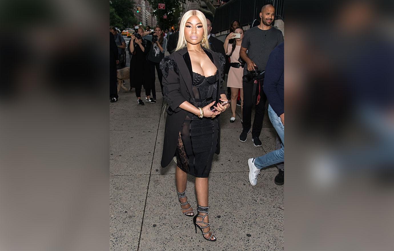 Nicki Minaj Nip Slip NYFW