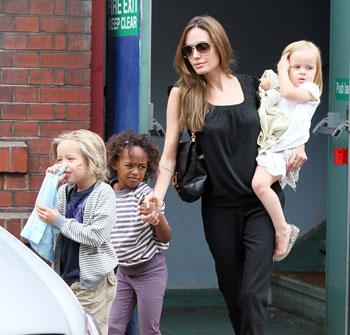 //angelina jolie ears pierced zahara shiloh