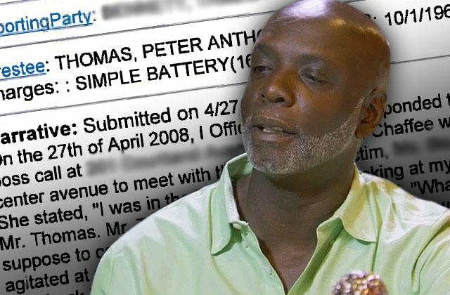 peter thomas arrested battery female employee