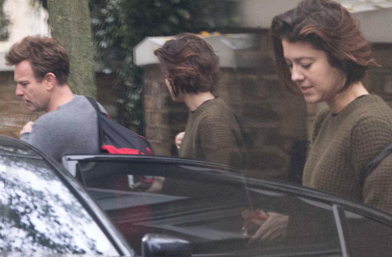 //Ewan McGregor cheating wife Eve Mavrakis caught kissing Mary Elizabeth Winstead pp