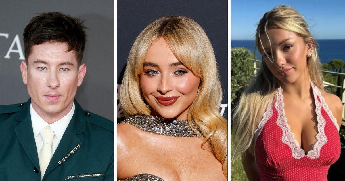 Composite photo of Barry Keoghan, Sabrina Carpenter and Breckie Hill