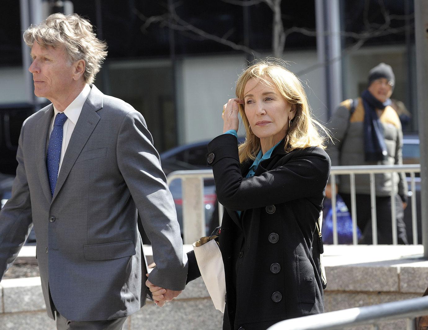 Felicity Huffman Arrives In Boston Court To Face Charges In College Admissions Scandal