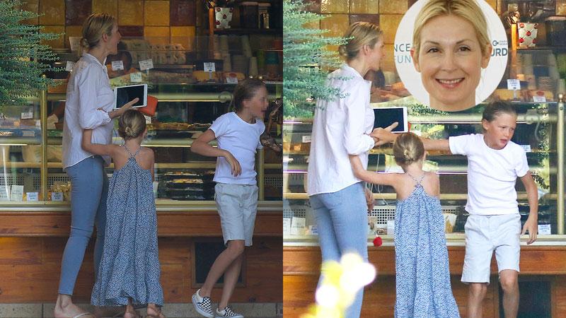 Kelly Rutherford Reunited With Children In France