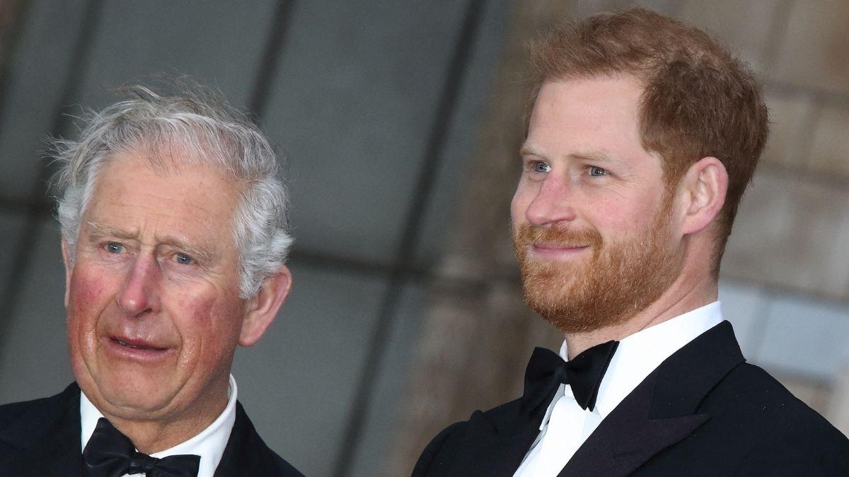 Photo of King Charles and Prince Harry
