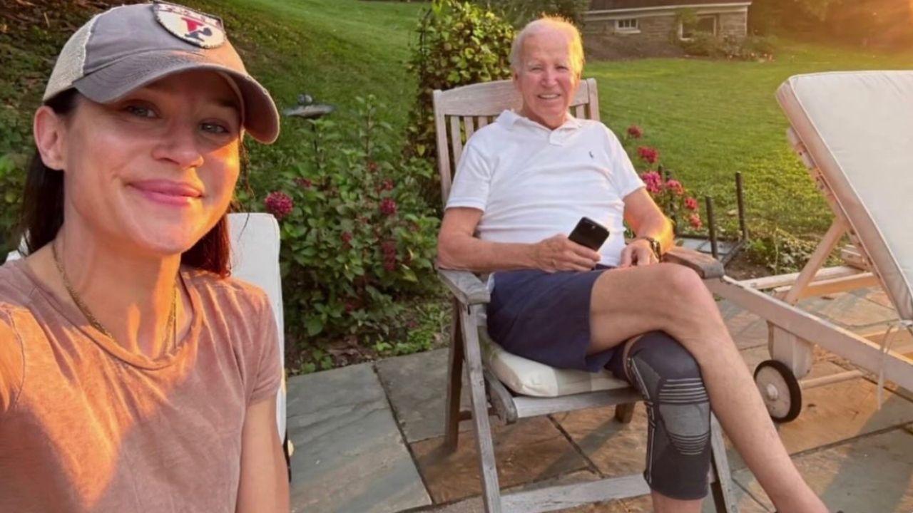 Photo of Ashley and Joe Biden